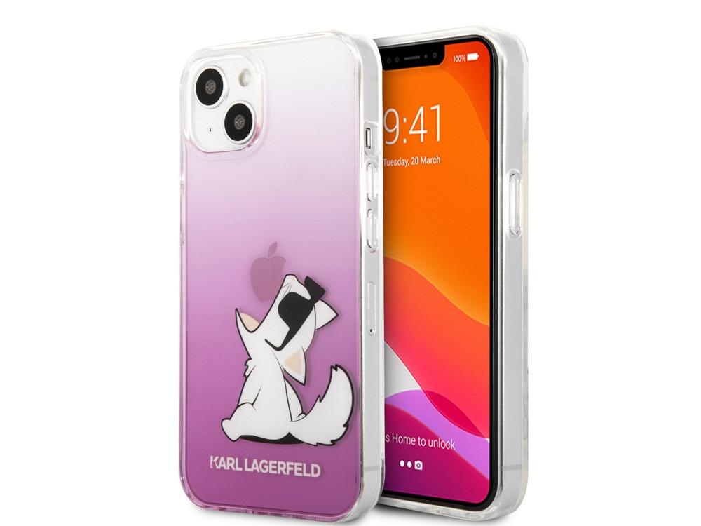 KARL LAGERFELD  Cover per iPhone 14 Plus Choupette Eat 