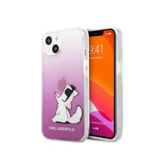 KARL LAGERFELD  Cover per iPhone 14 Plus Choupette Eat 