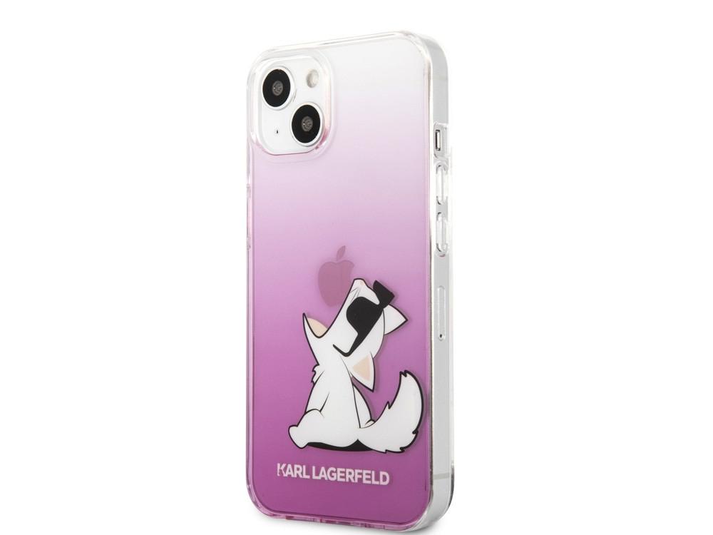 KARL LAGERFELD  Cover per iPhone 14 Plus Choupette Eat 