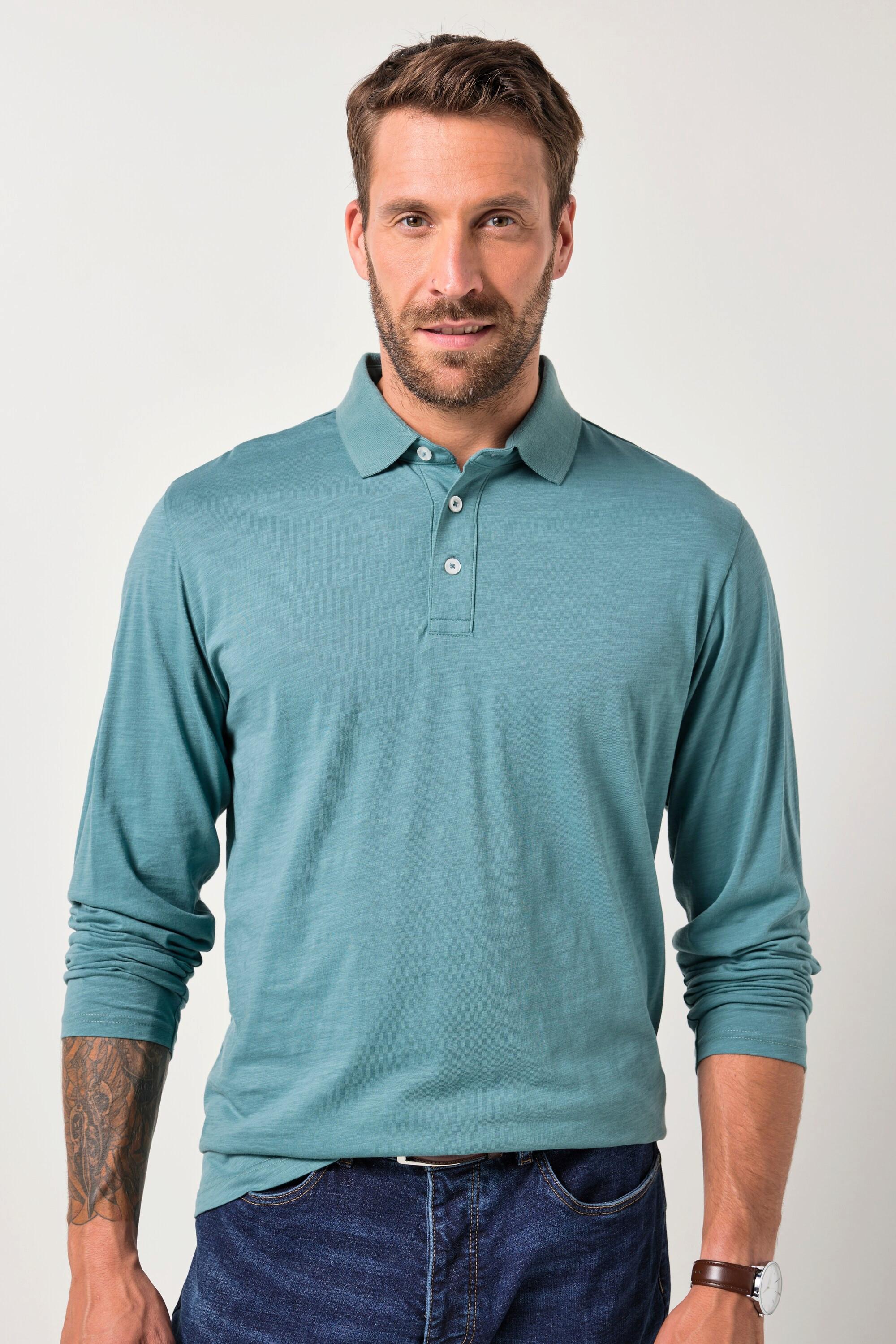 JP1880 Langarm Poloshirt  