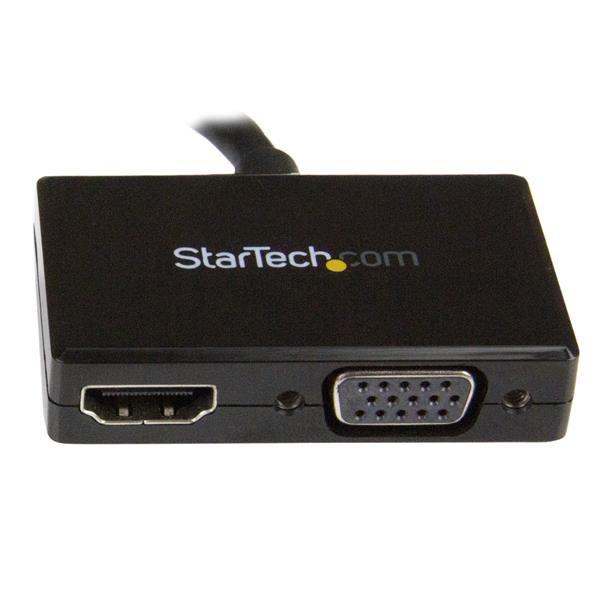 STARTECH.COM  StarTech.com Reise A/V Adapter: 2-in-1 DisplayPort auf HDMI oder VGA Konverter 
