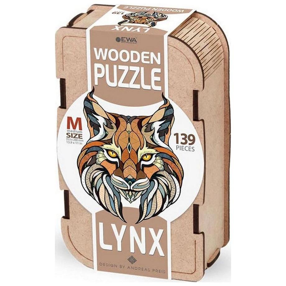 Eco Wood Art  Holz-Puzzle Luchs 