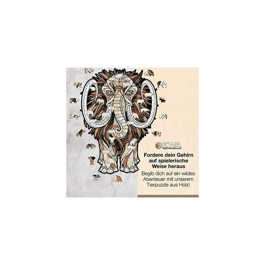 Eco Wood Art  Holz-Puzzle Luchs 