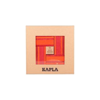 KAPLA  Coffret cadeau Kapla : 40 planchettes Rouge et Orange  livre de créations 