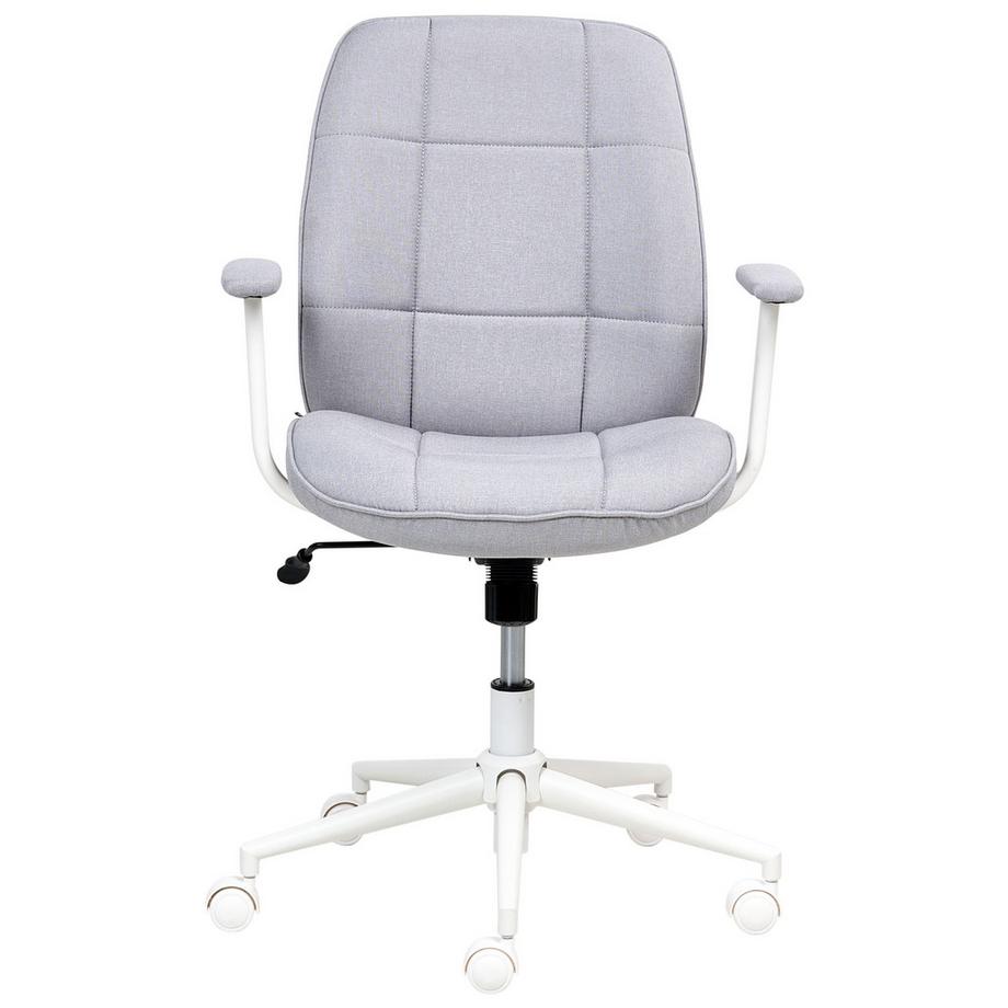 Beliani Chaise de bureau en Tissu Traditionnel CARLTON  