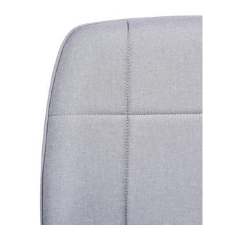 Beliani Sedia da ufficio en Tessuto Classico CARLTON  