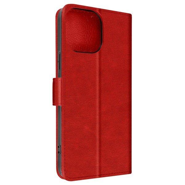 Avizar  Étui iPhone 14 Pro Portefeuille Rouge 