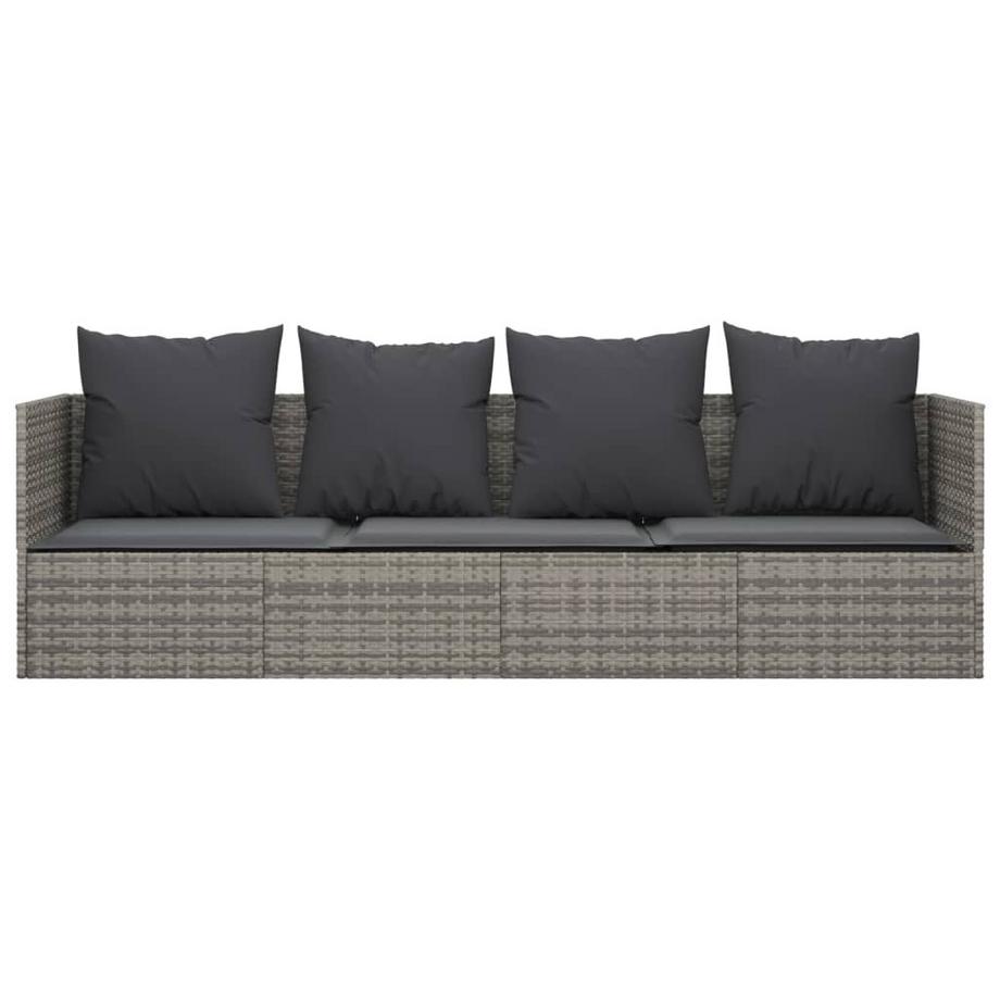 VidaXL lettino prendisole da esterno Polirattan  
