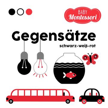 Gegensätze-weiß-rot (Baby Montessori)