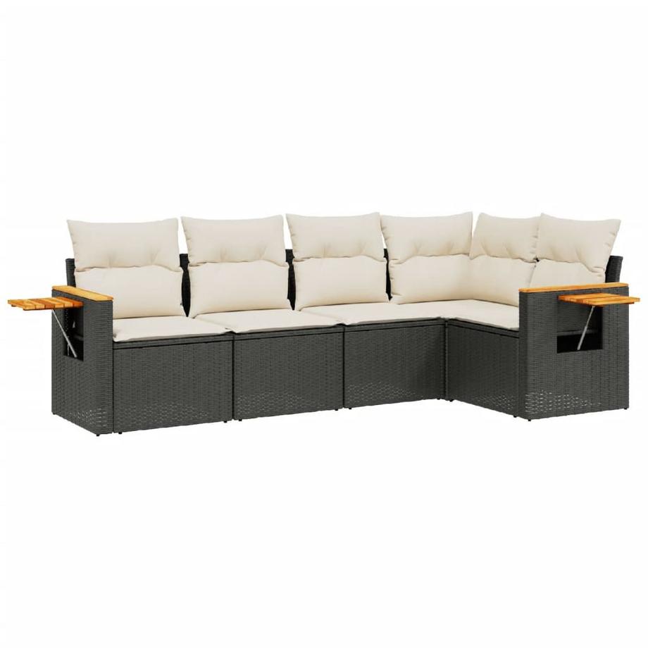set divano da giardino Polirattan