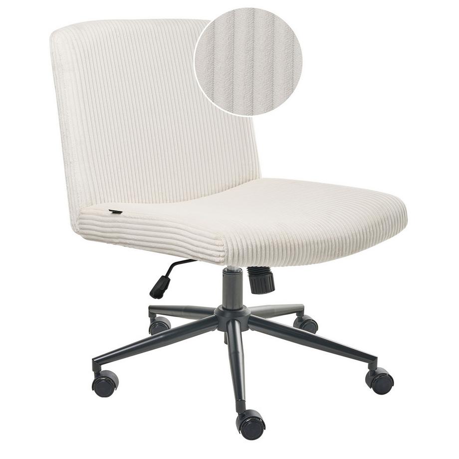 Chaise de bureau en Velours côtelé  GEDDES