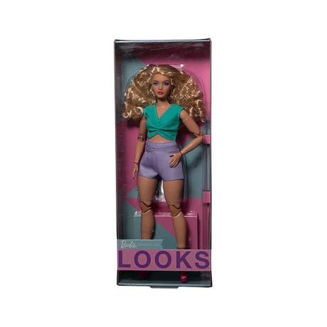 Barbie  Signature Looks Blonde Purple Skirt 