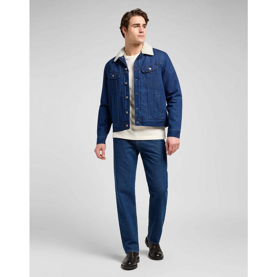 Lee Giacca in denim Sherpa  