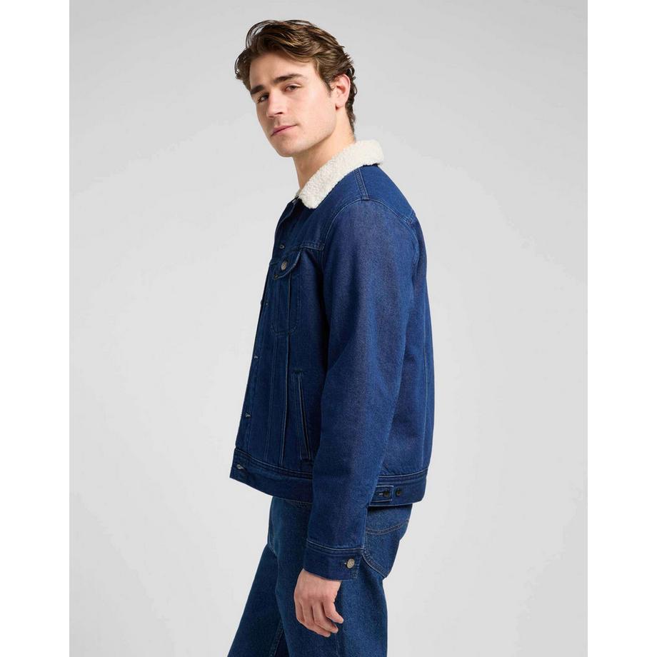 Lee Giacca in denim Sherpa  