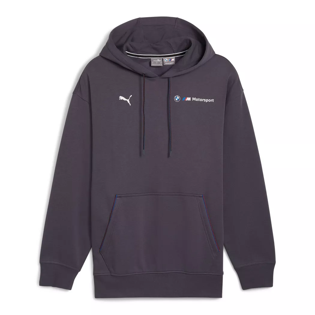 Puma - Sweatshirt  Bequem sitzend-BMW MMS ESS Hoodie Fleece, für Herren, Grau, Größe XL