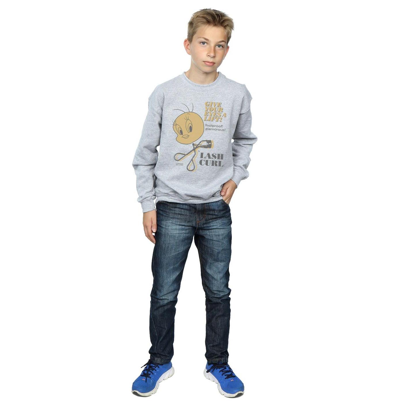 LOONEY TUNES  Tweety Pie Lash Curl Sweatshirt 