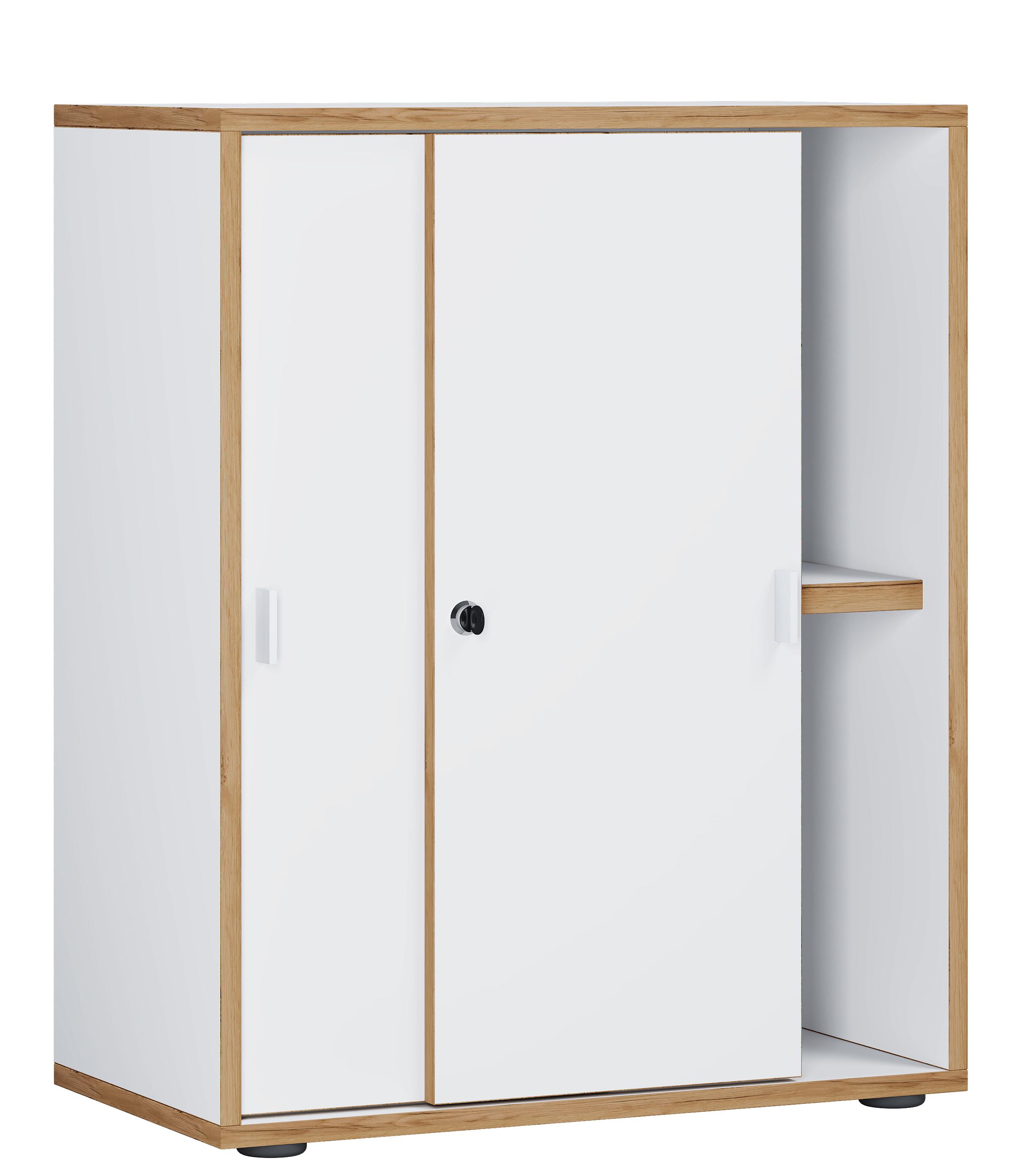 VCM Armoire de bureau Salia 2 portes coulissantes L60  