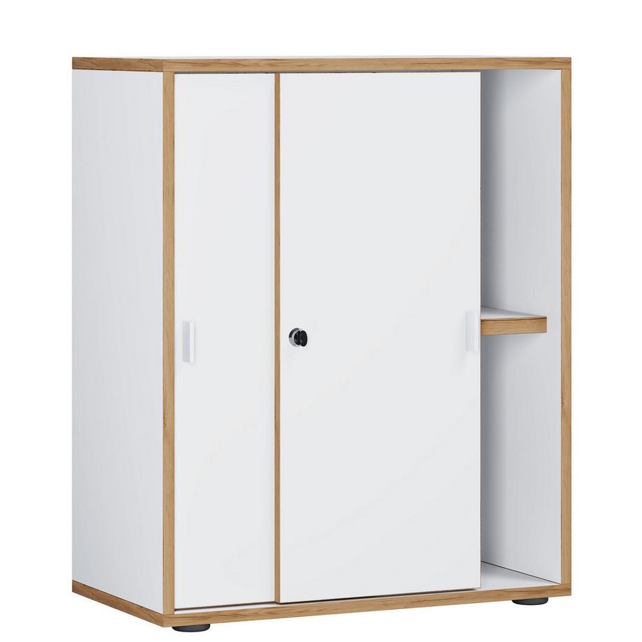 VCM Büroschrank Schiebetüren Salia 2fach B60  