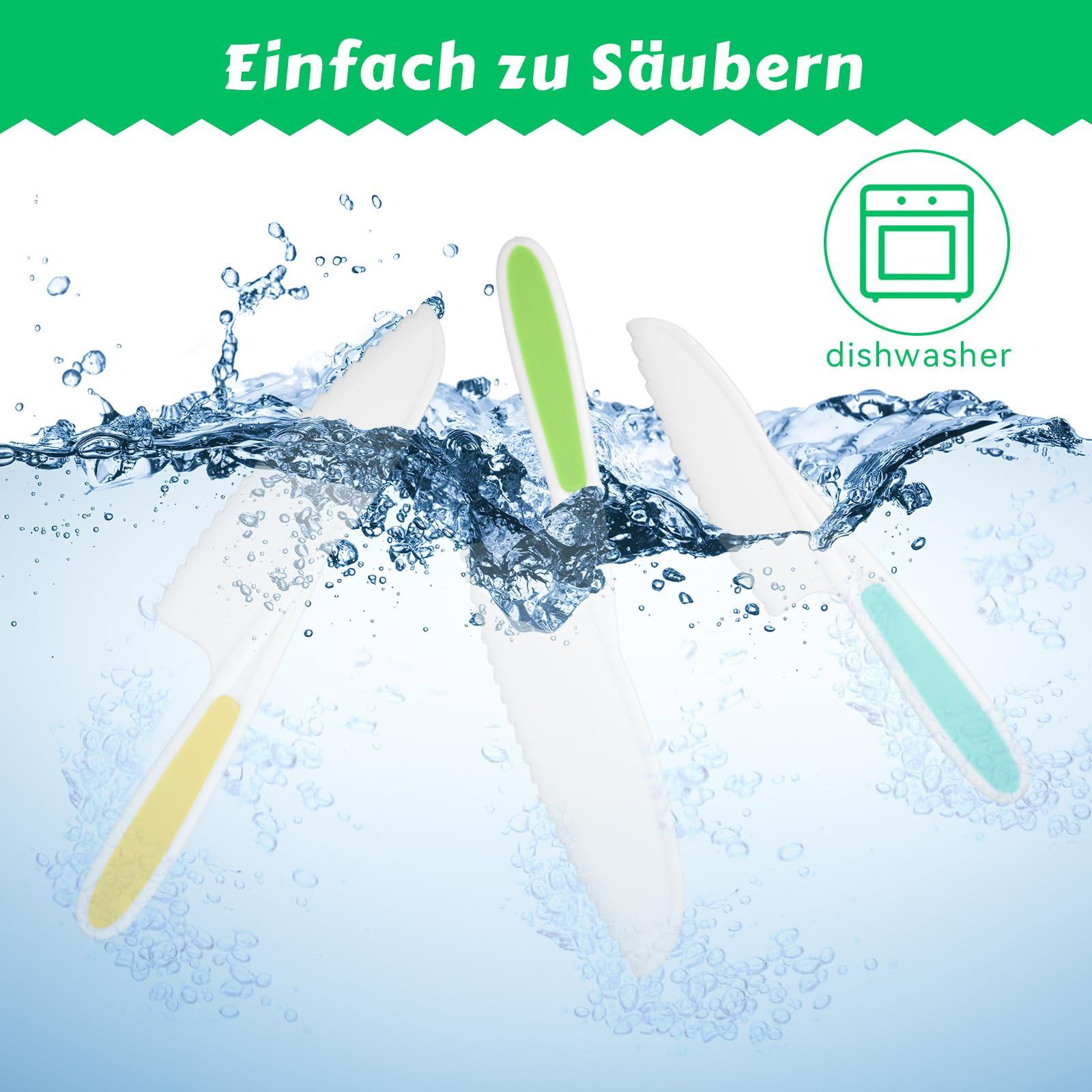 Activity-board  Couteau pour enfants, 3 pièces, couteau dentelé Couteau de chef de sécurité pour enfants 