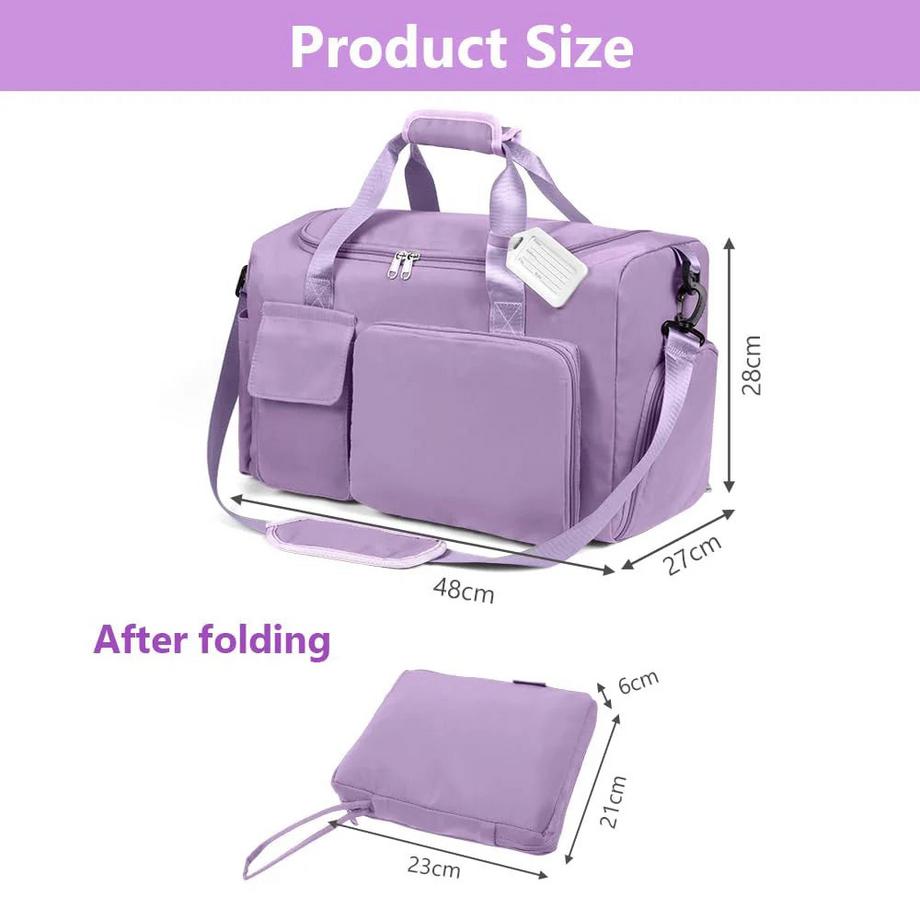 Only-bags.store Faltbare Weekender Reisetasche  