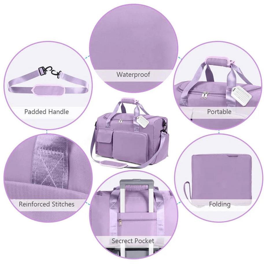 Only-bags.store Faltbare Weekender Reisetasche  