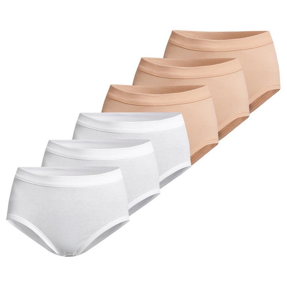 Feinripp lot de 6  - culottes taille haute