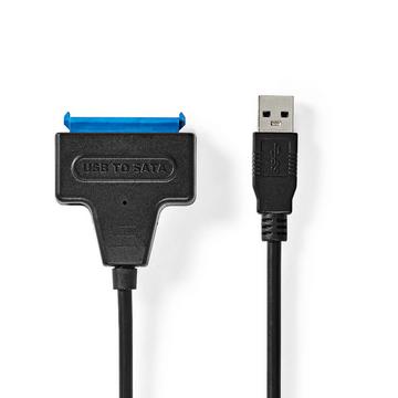 Festplattenadapter | USB 3.2 Gen1 | 2,5" | SATA l, ll, lll | USB-Stromversorgung