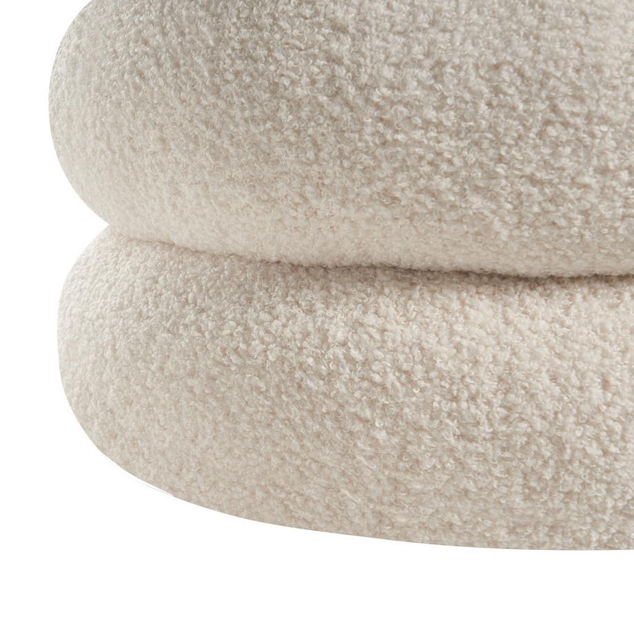 Beliani Pouf en Bouclé Minimalista SUMPTER  