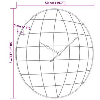 VidaXL Wanduhr holzwerkstoff  