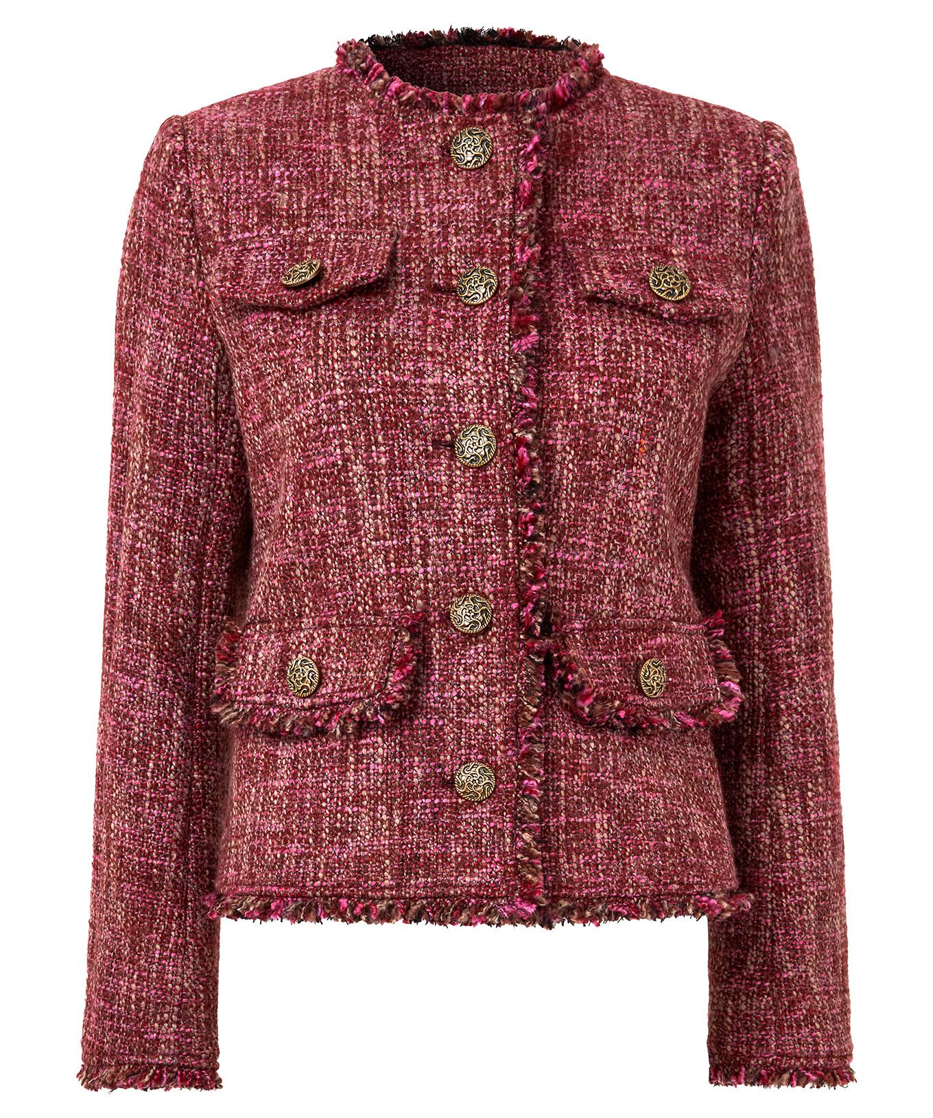 Joe Browns  Veste Tweed Bordure Effilochée 