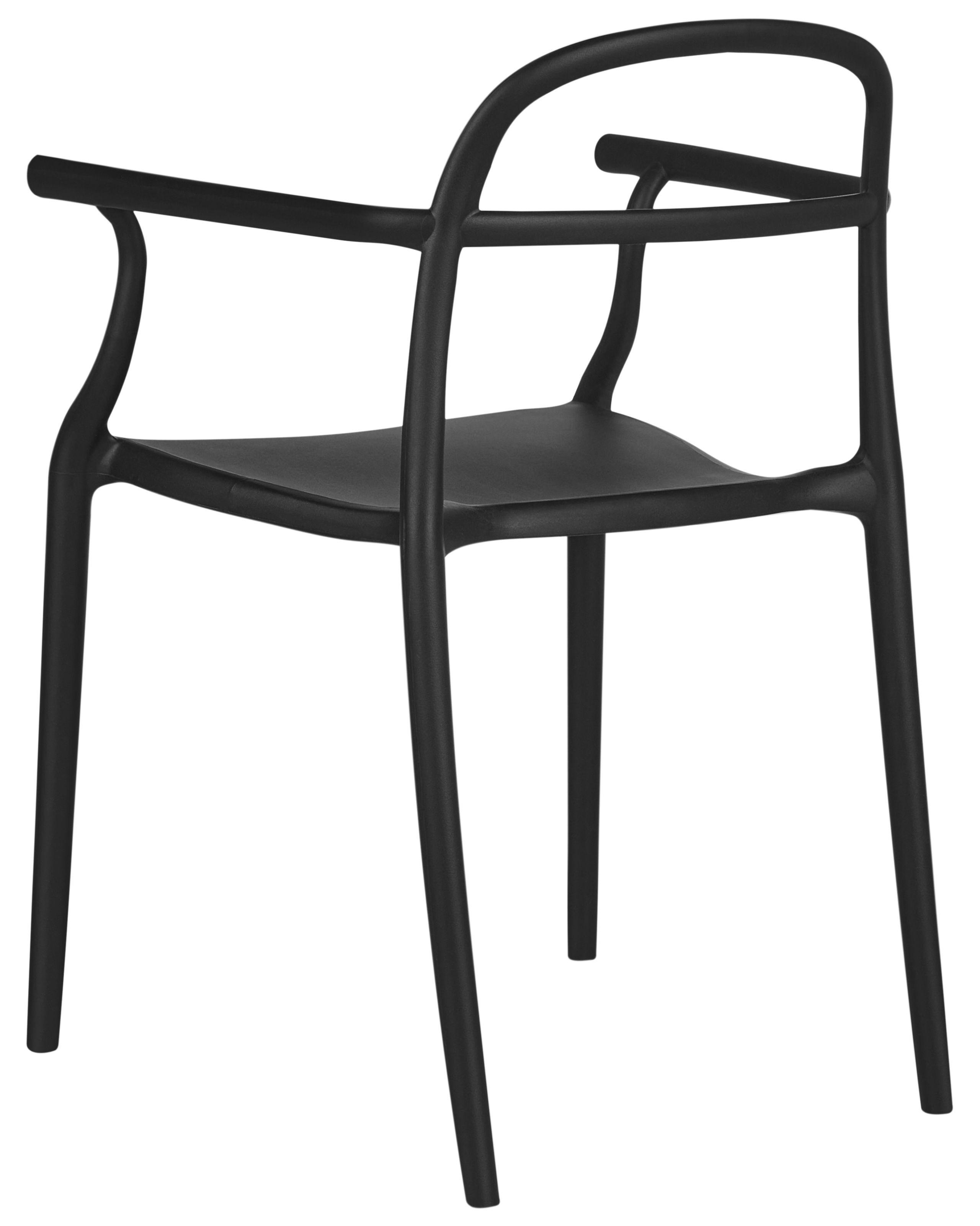 Beliani Lot de 2 chaises de jardin en Polypropylène Minimaliste VIDOR  