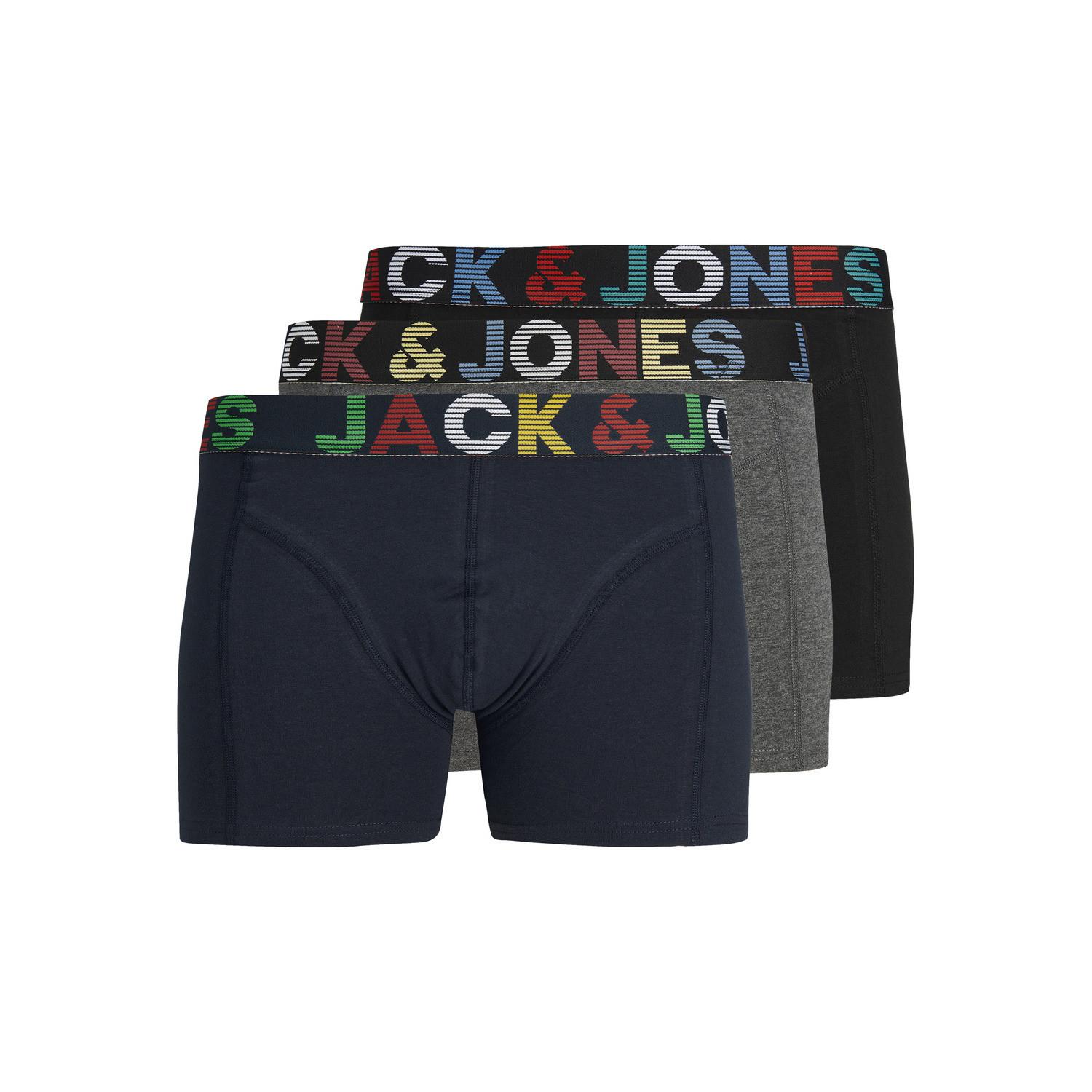 JACK & JONES  Lot de 3 boxer  Ethan 