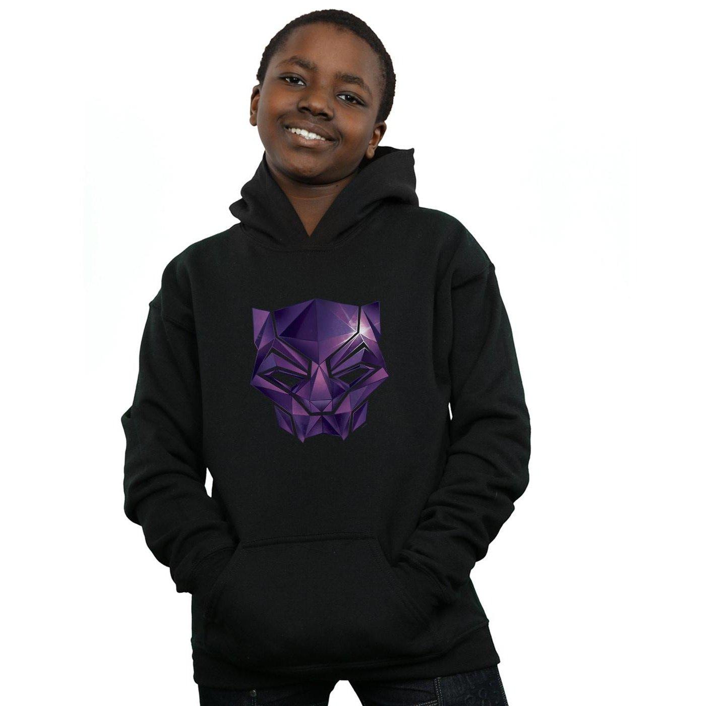 MARVEL  Avengers Infinity War Black Panther Geometric Kapuzenpullover 