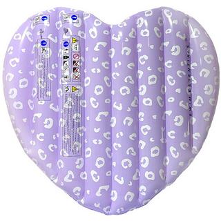 Swim Essentials  Luftmatratze 150cm Lila Leopard Heart 