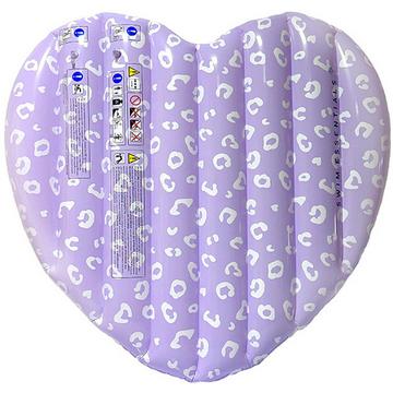 Luftmatratze 150cm Lila Leopard Heart