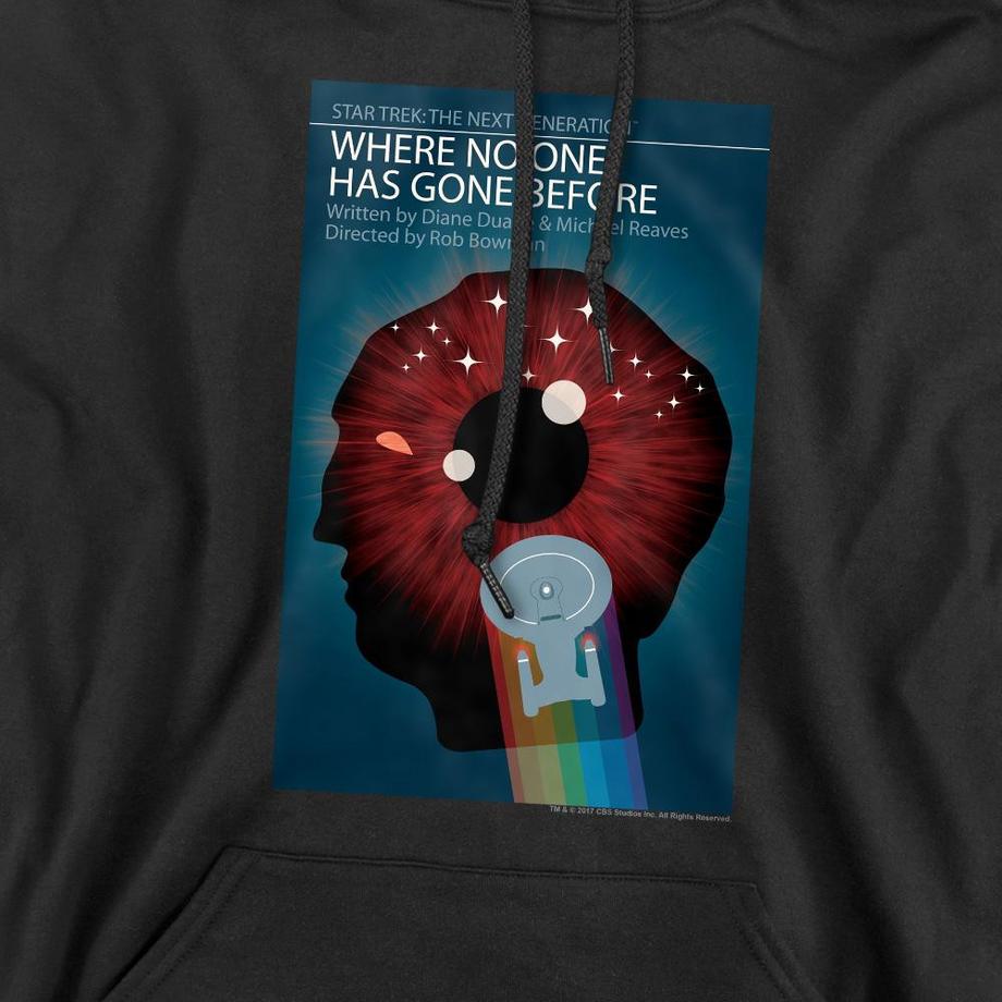 Star Trek The Next Generation Stagione 1 Episodio 6 Felpa con Cappuccio  