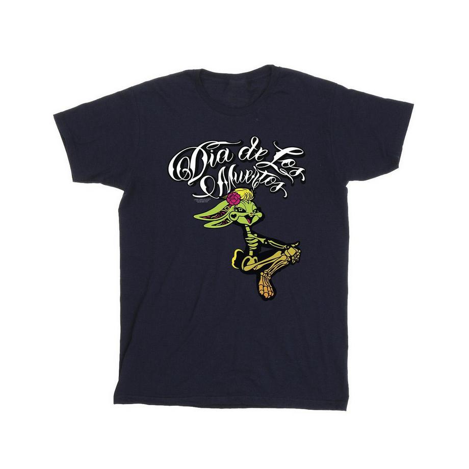 LOONEY TUNES Dia De Los Muertos T-Shirt Stampata  