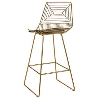 Beliani Set di 2 sedie alte en Acciaio Industriale BISBEE  