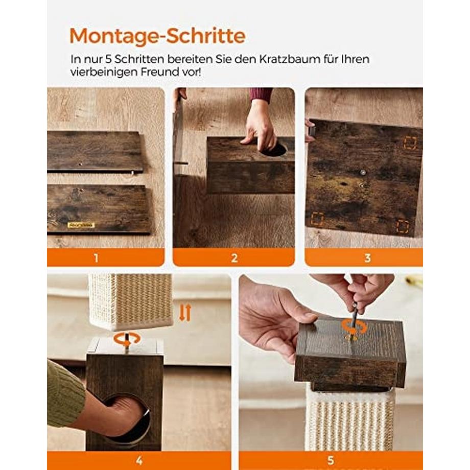 Pricenet  Arbre à chat durable de 73 cm avec corde en sisal 