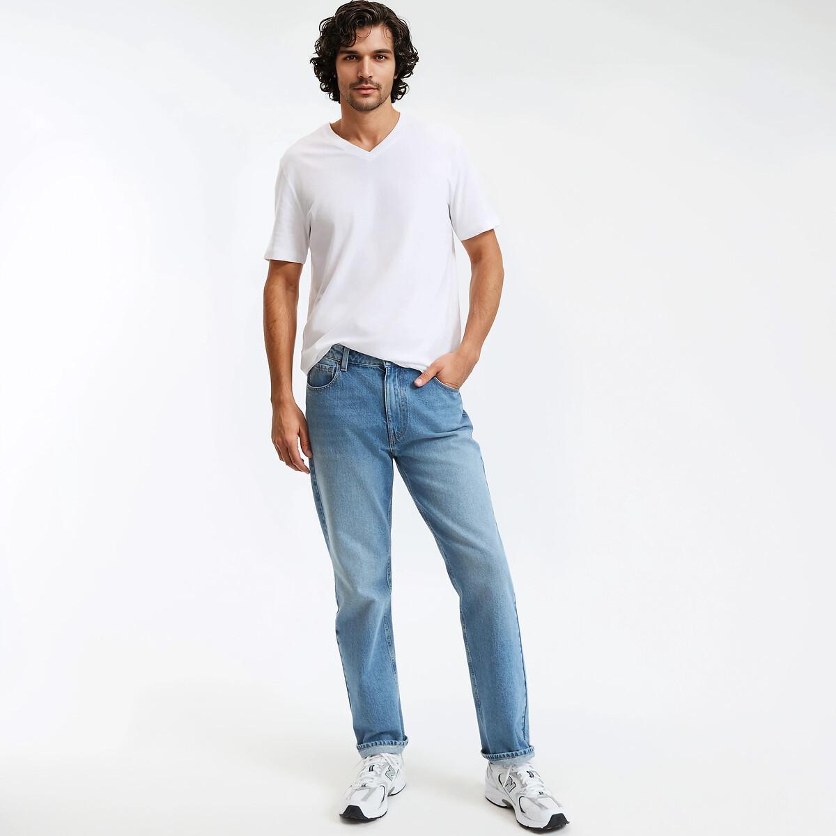 La Redoute Collections V-Ausschnitt Kurzarm T-Shirt  