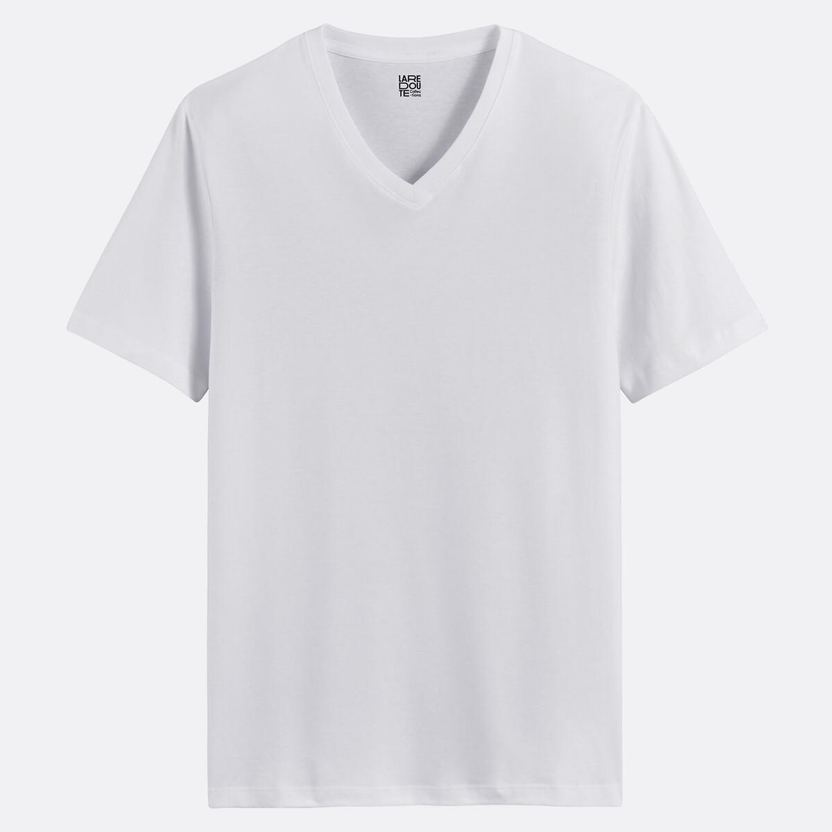La Redoute Collections V-Ausschnitt Kurzarm T-Shirt  