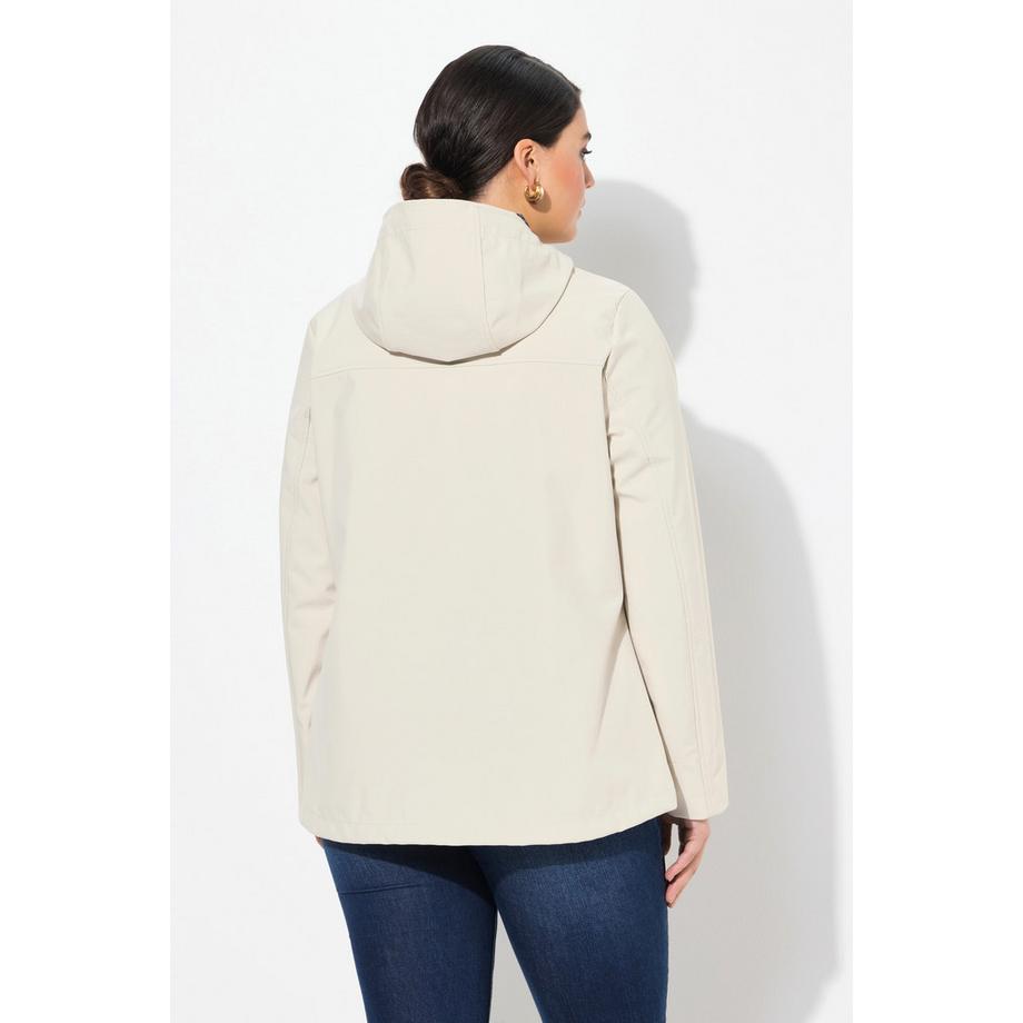 Ulla Popken HYPRAR Veste Softshell Déperlante Boutons Brandebourg  