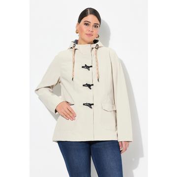 Veste softshell HYPRAR à capuche. Matière déperlante. Boutons brandebourg