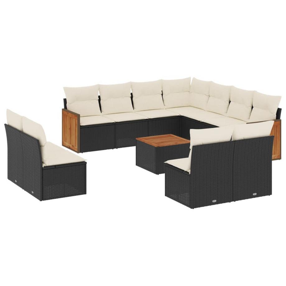 set divano da giardino Polirattan