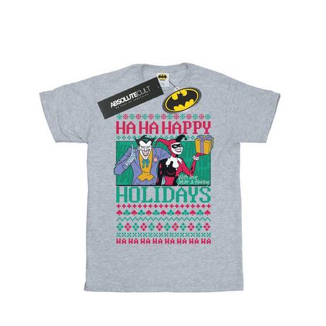 DC COMICS  Tshirt HA HA HAPPY HOLIDAYS 