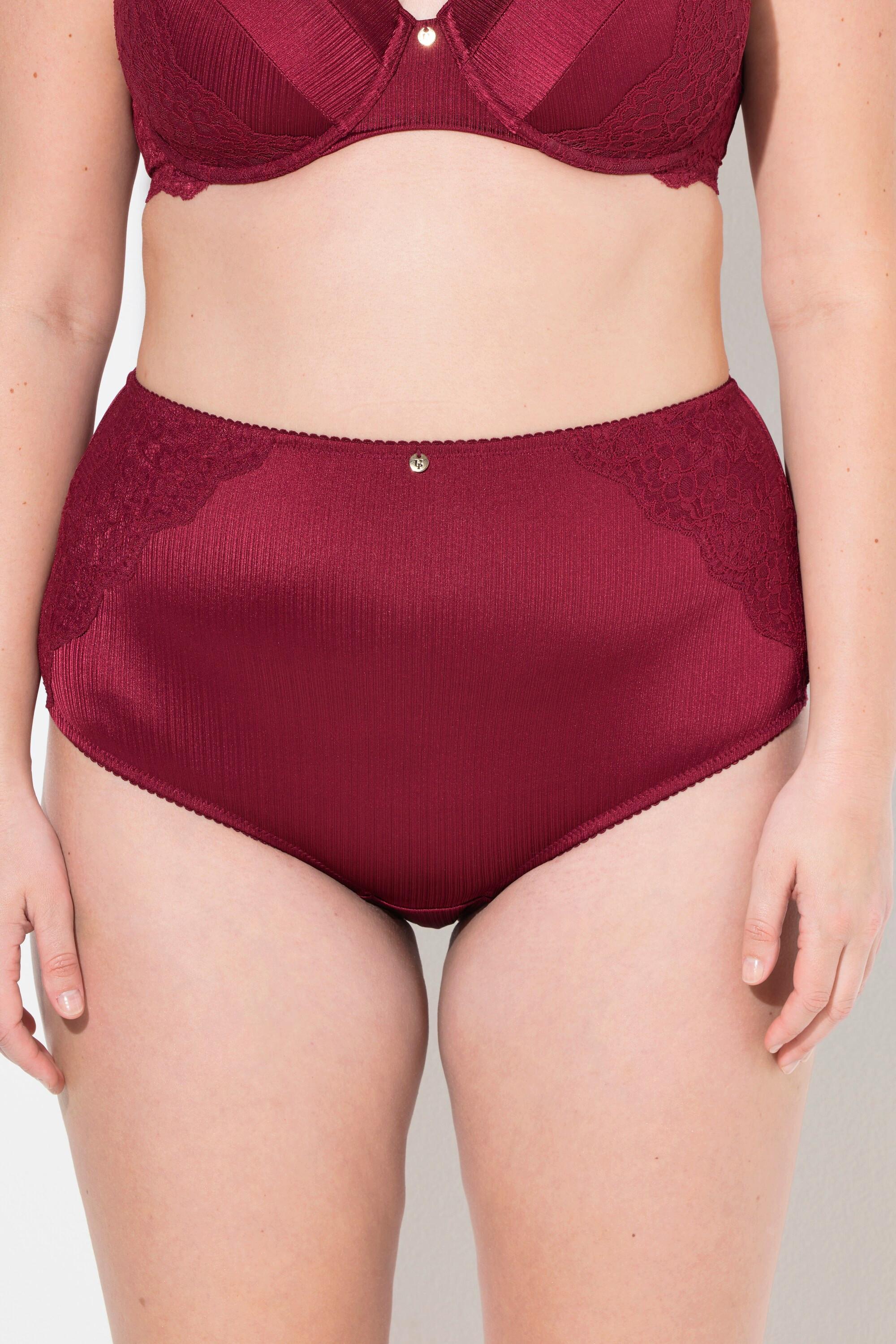 Ulla Popken Culotte Maxi Satin Dentelle au Dos  