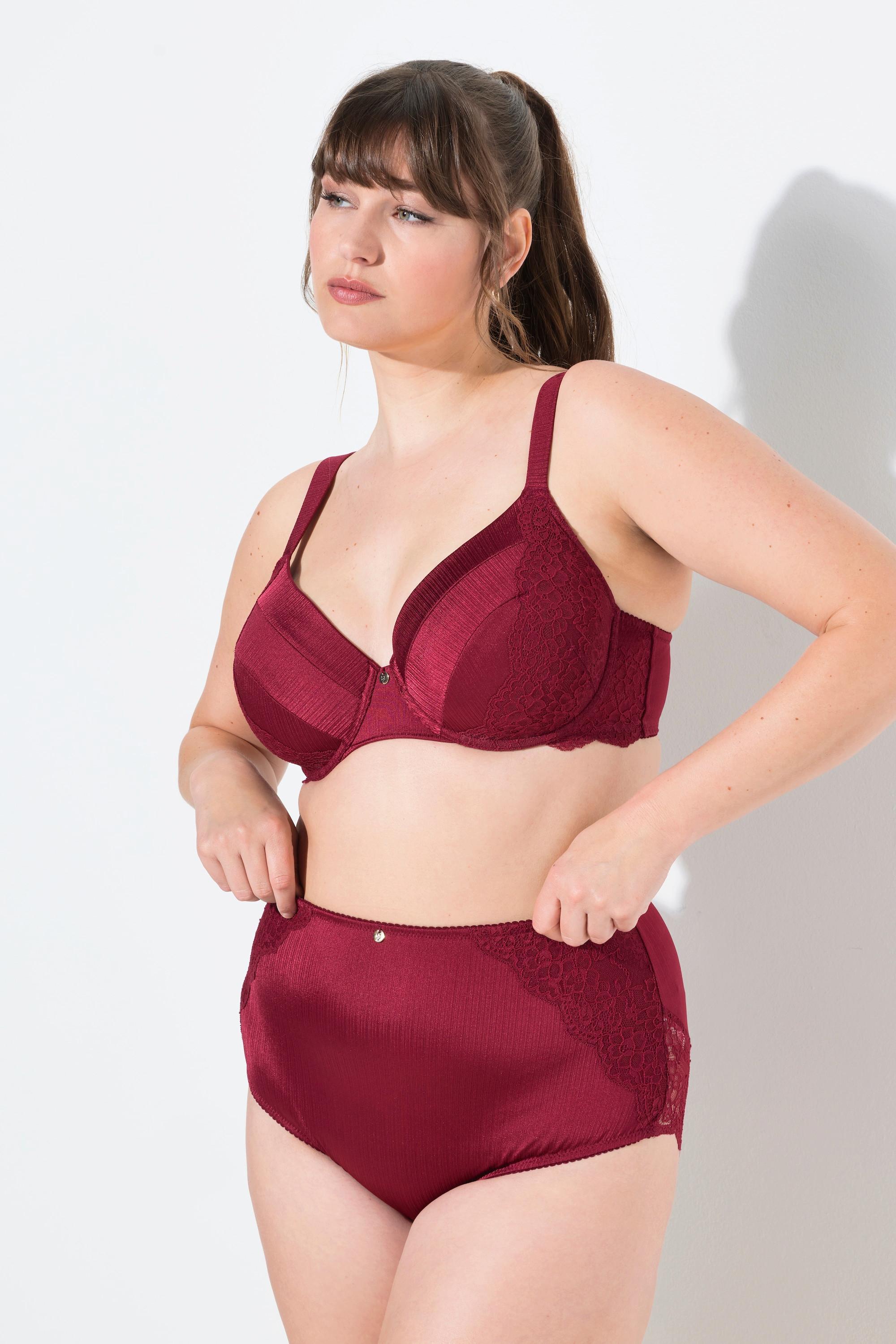 Ulla Popken Culotte Maxi Satin Dentelle au Dos  