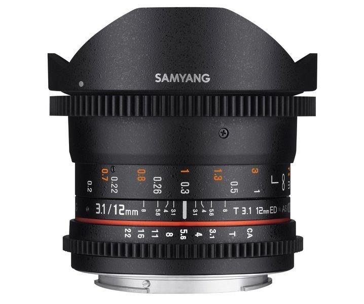 Samyang  Samyang 12mm T3.1 Vdslr ed als NCS Fisheye (Sony E) 