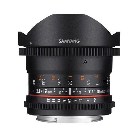 Samyang  Samyang 12mm T3.1 Vdslr ed als NCS Fisheye (Sony E) 