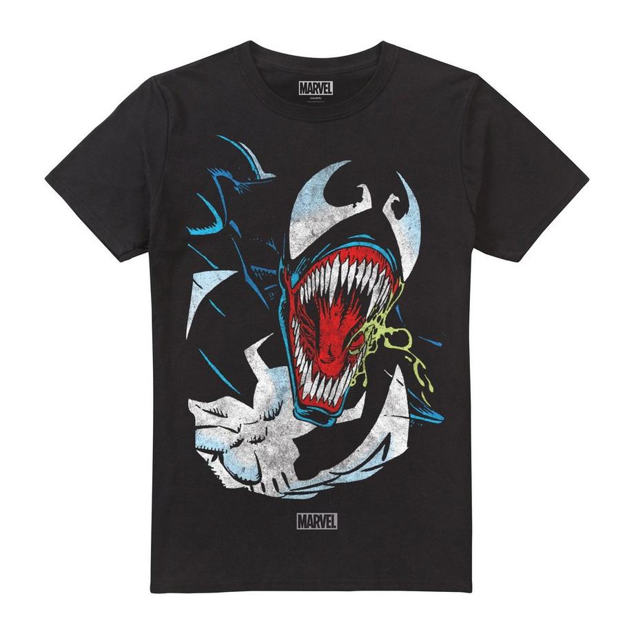 Venom Drool Logo Stampa Grafica T-Shirt  